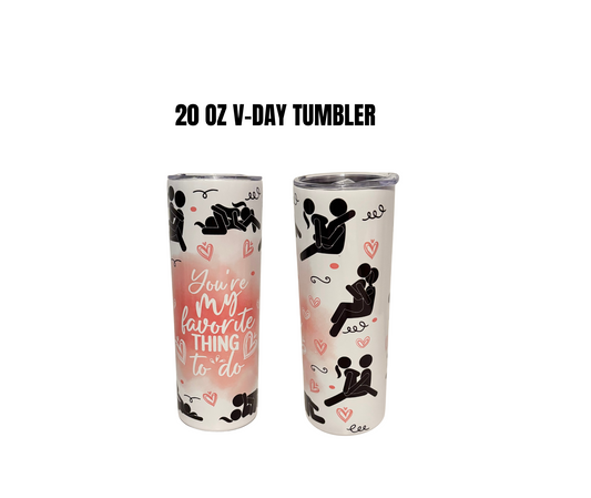 20 OZ V-DAY TUMBLER